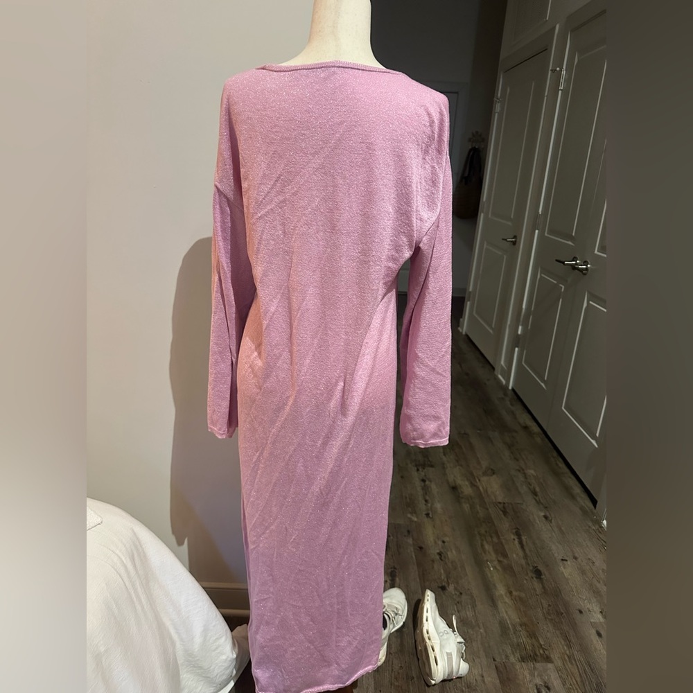 NA-KD Women’s Long Sleeve Pink Dress - Picture 2 of 3
